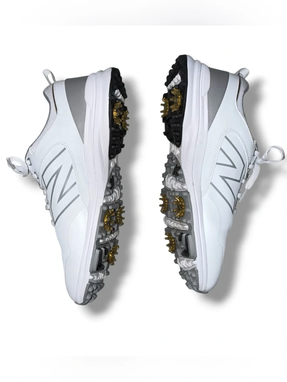 NEW BALANCE S Brighton V2 Golf Shoes - Women’s 10.5 Wide - White/Grey